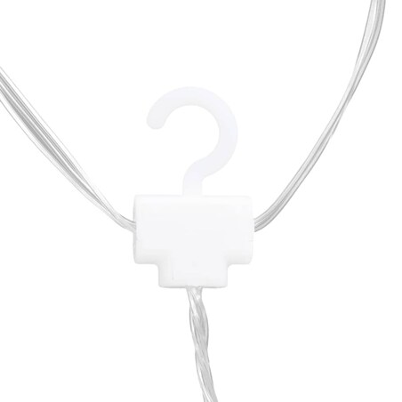 vidaXL Lampki świąteczne z gwiazdkami i księżycami, na pilota, 345 LED