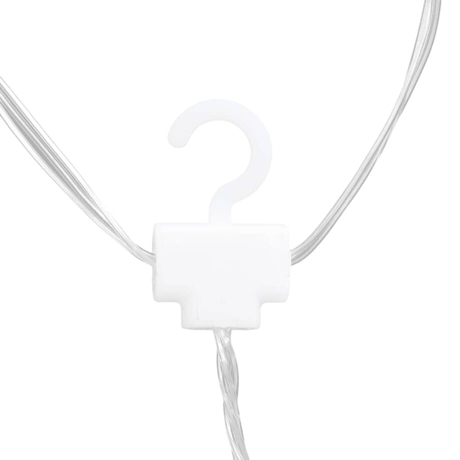 vidaXL Lampki świąteczne z gwiazdkami i księżycami, na pilota, 345 LED