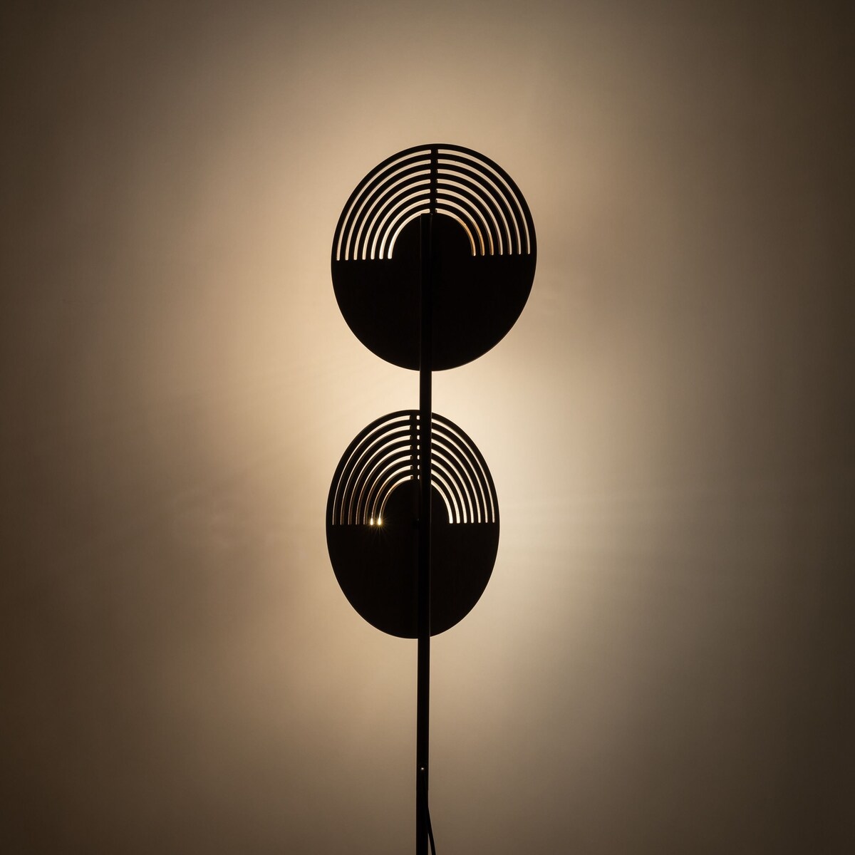 Lampa podłogowa TK Lighting LUNAR WOOD 16135, biała z drewnem, 160 cm, 2xG9 LED