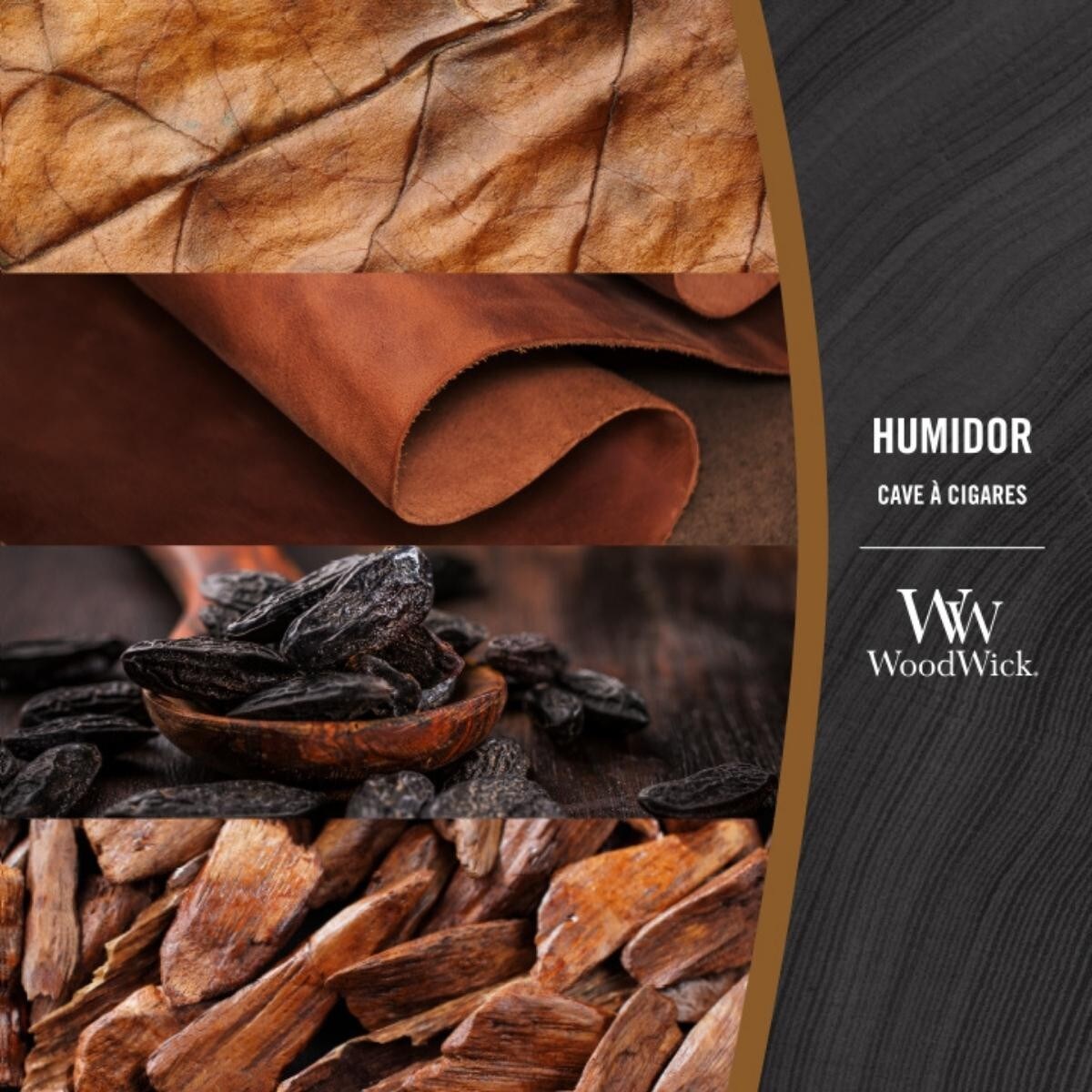 WoodWick świeca duża HUMIDOR