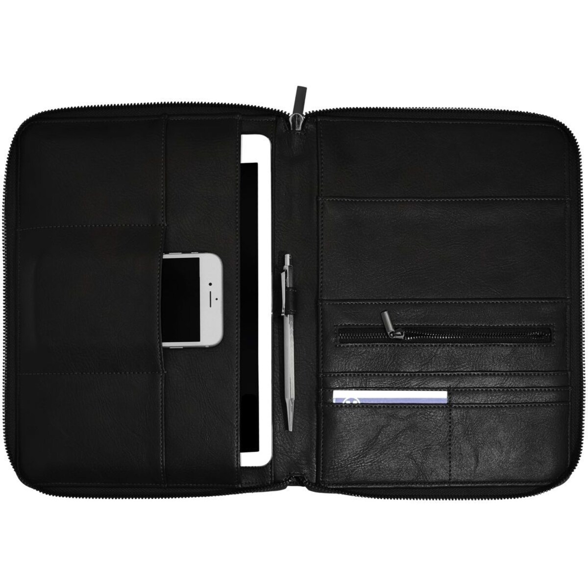 Etui na dokumenty i telefon Stackers czarne