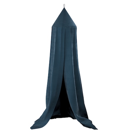 Baldachim do łóżeczka, pruski błękit, fi 50cmx230cm, Posh Velvet