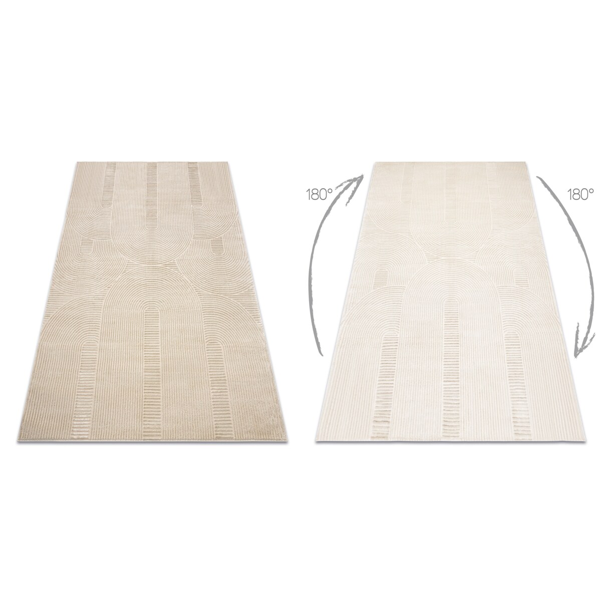 Dywan BALANCE 9086 taupe - Geometryczny, 240x330 cm