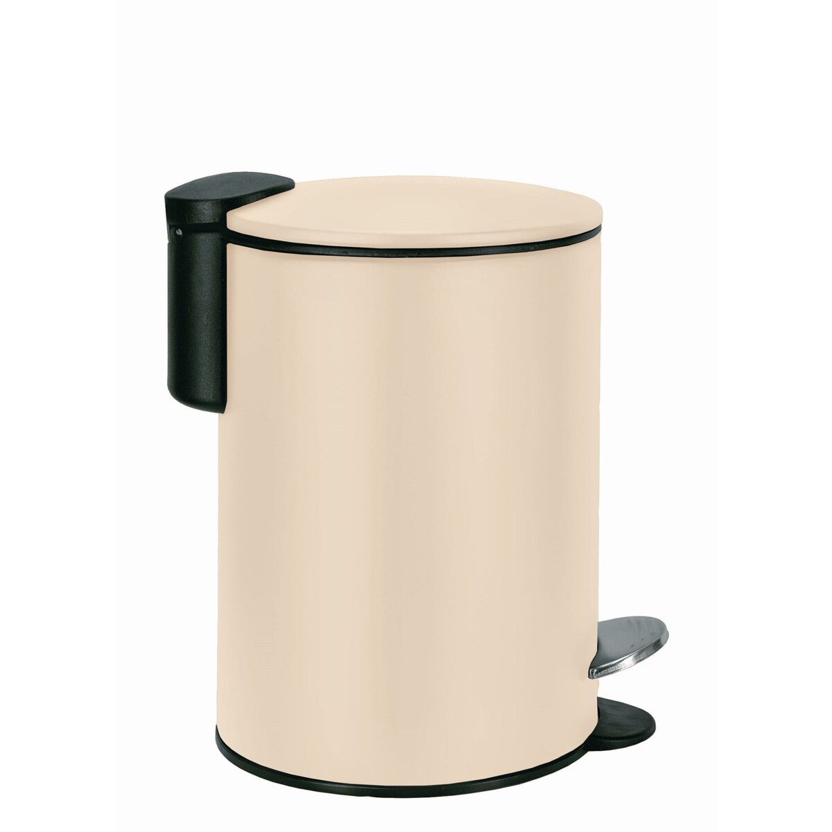 Kleine Wolke Silence Kosz łazienkowy beżowy wkład/ciche zamykanie 3 litry