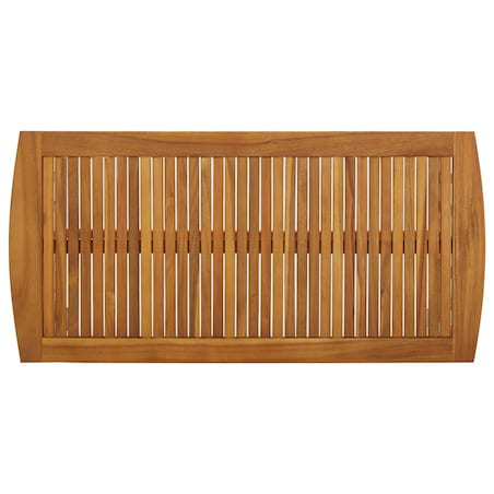 vidaXL Stolik kawowy, 102x50x43 cm, lite drewno akacjowe
