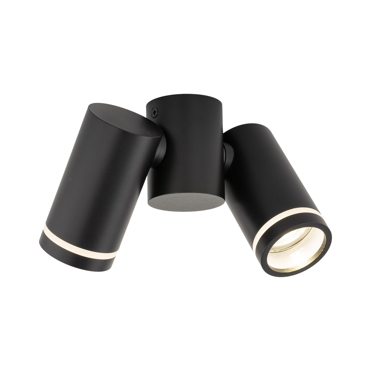 Lampa sufitowa spot JET BLACK 2xGU10 czarna regulowane reflektory TK Lighting 4539