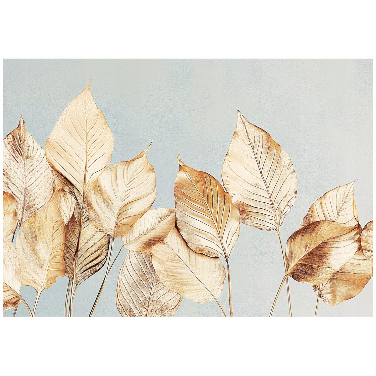 Fototapeta Do Sypialni Salonu Na Flizelinie Liście Boho Złoty 250x175