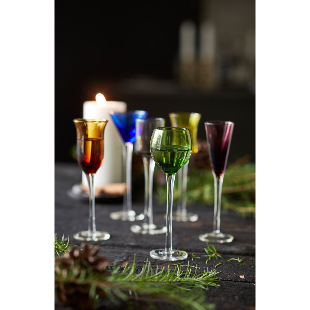 Kieliszki do wódki Aquavit 6 sztuk mix 916208