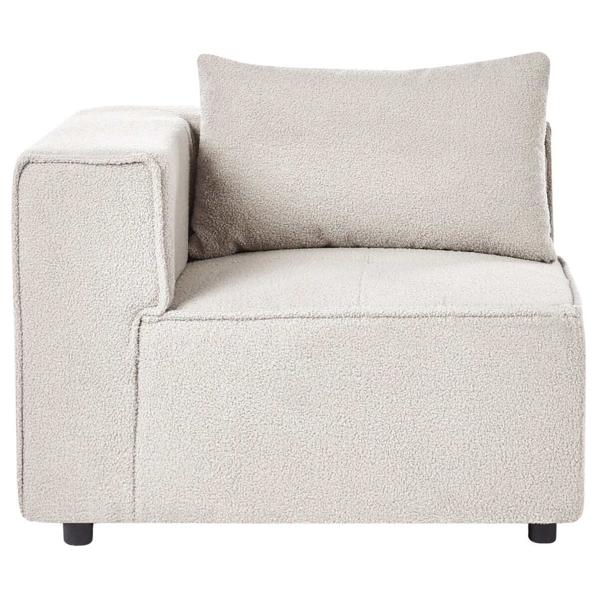 Sofa modułowa dla 2 osób AXEBO Boucle Złamana biel