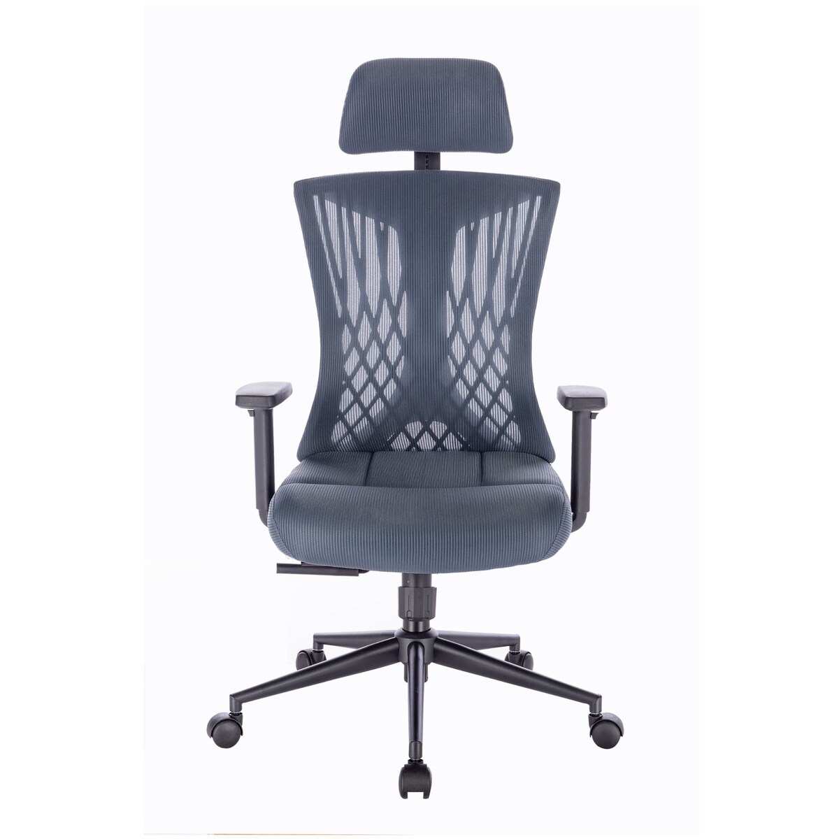 FOTEL BIUROWY ERGONOMICZNY AVERY SZARONIEBIESKI