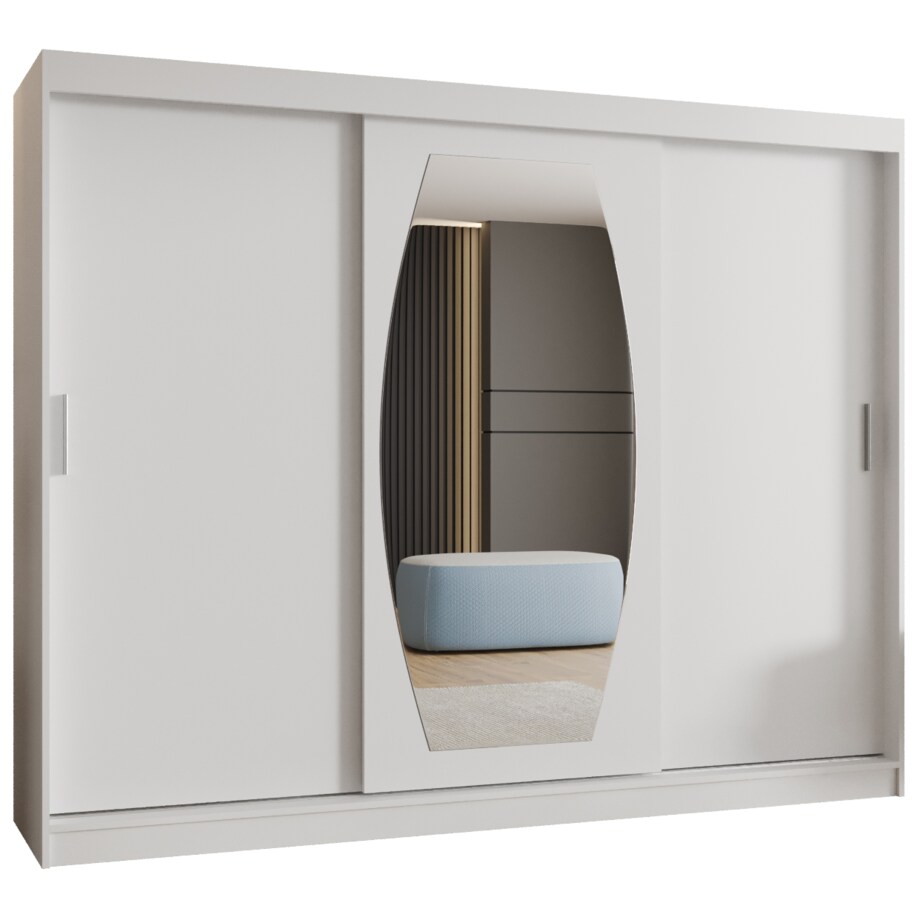 Szafa przesuwna ROSSA 250 biały