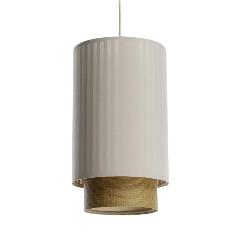 Lampa wisząca DUO LAMI LINE 20 kremowa/brązowa