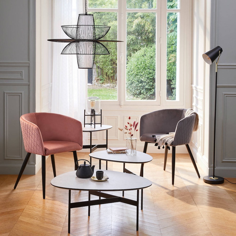 Fotel pikowany GLAMOUR do salonu