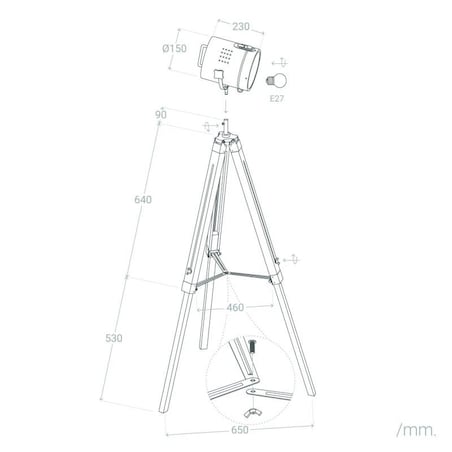 Kwietnik metalowy loftowy z 4 osłonkami 60/45/30x19/17x19/17 cm NARDO-2 biały