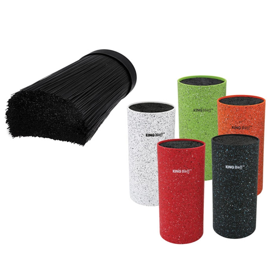 Uniwersalny stojak na noże do noży czarny KINGHOFF