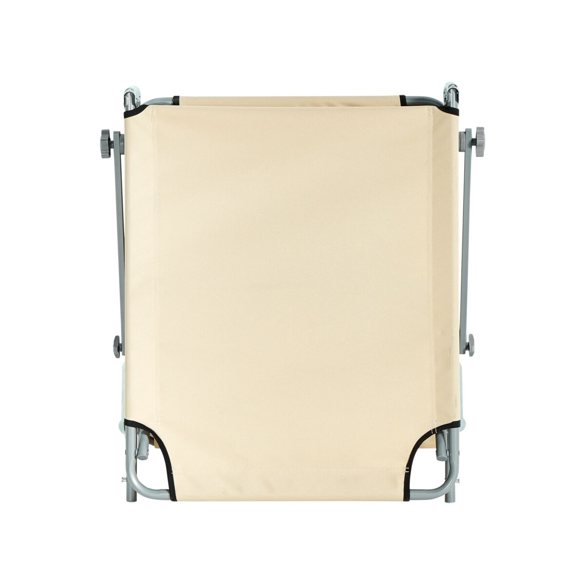 Leżak ogrodowy FOLIGNO Metal Beżowy