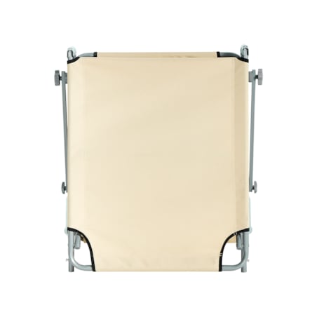 Leżak ogrodowy FOLIGNO Metal Beżowy