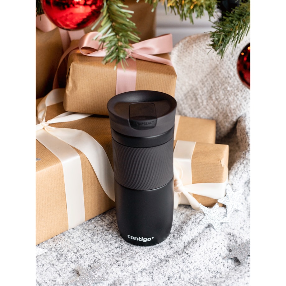Zestaw kubków termicznych Contigo Byron 470ml - Stainless Steel + Matte Black