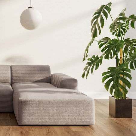 Villet Sofa narożna prawa ecru