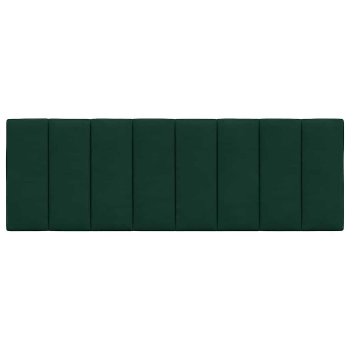 vidaXL Poduszka na wezgłowie, Hanko, ciemnozielona, 120 cm, aksamitna