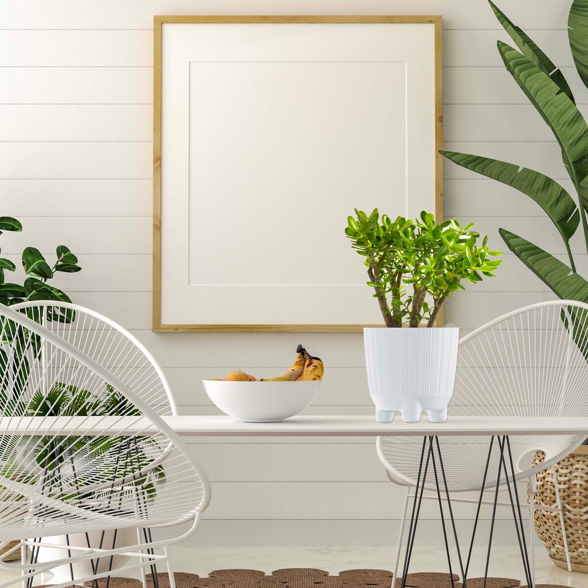 Doniczka Osłonka Okrągła Na Kwiaty 14,5 Cm Zestaw