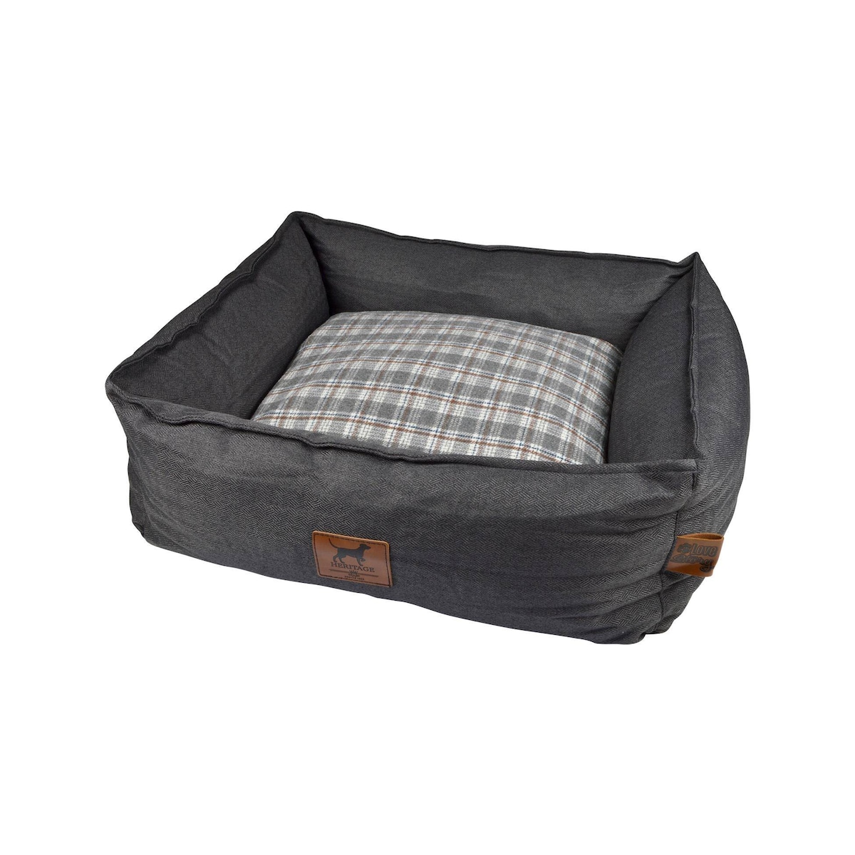 Prostokątne legowisko z poliestru, 55 x 50 cm