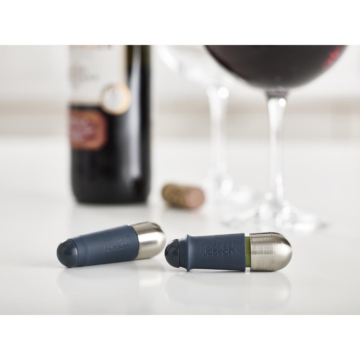 Zestaw 2 korków do wina BarWise, Joseph Joseph