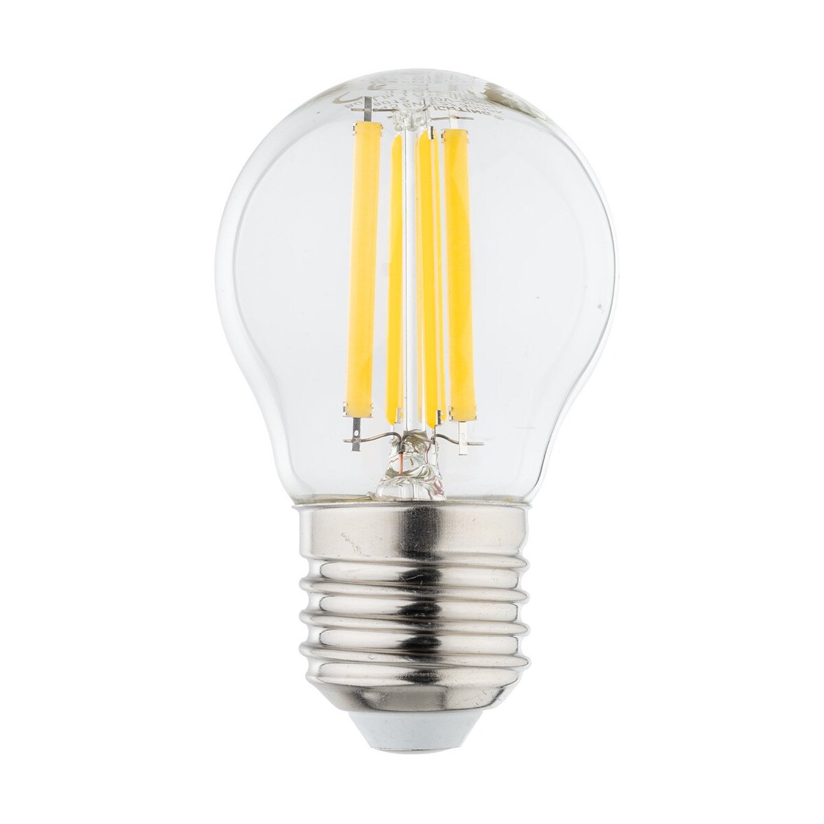 Żarówka LED E27 6W ściemnialna P45 clear 3000K 806 lm ciepła biel TK Lighting 18012