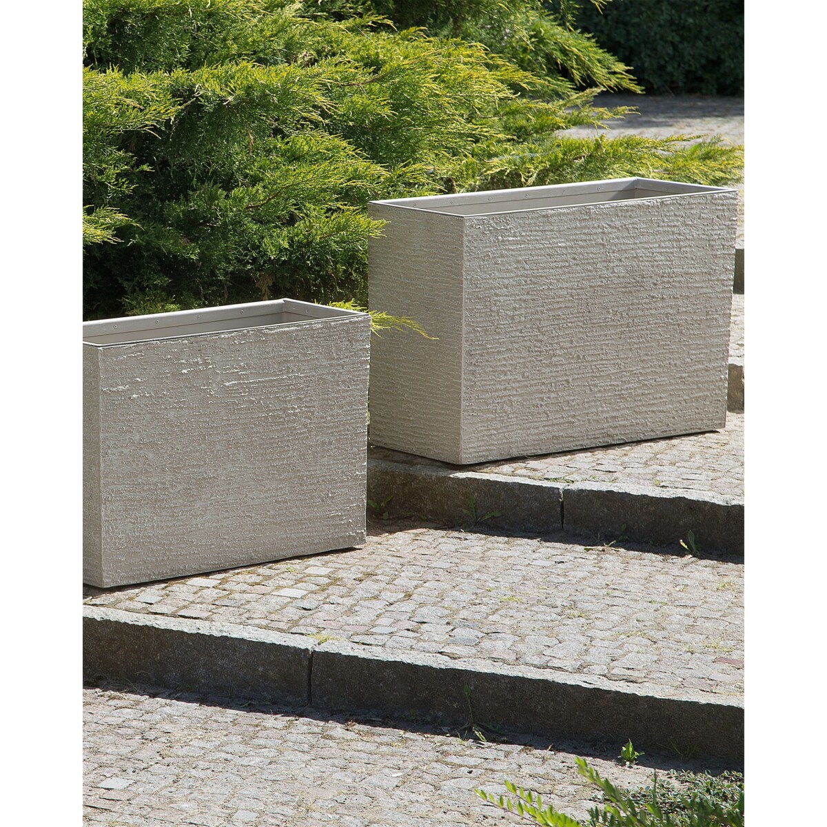 Doniczka 34 x 80 x 56 cm beżowa EDESSA