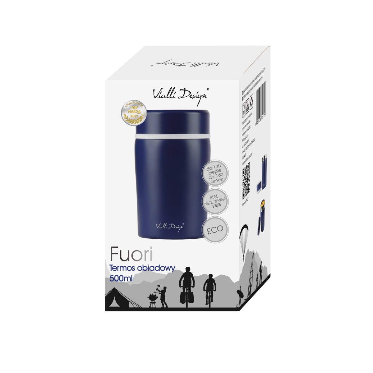 Termos obiadowy 500ml FUORI granatowy 27756