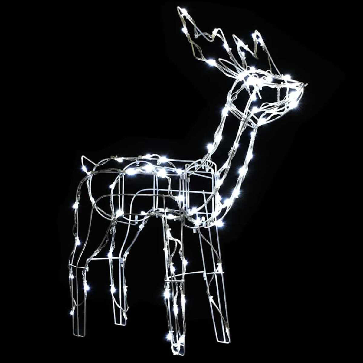 vidaXL 3-częściowa ozdoba świąteczna, renifery, 229 LED
