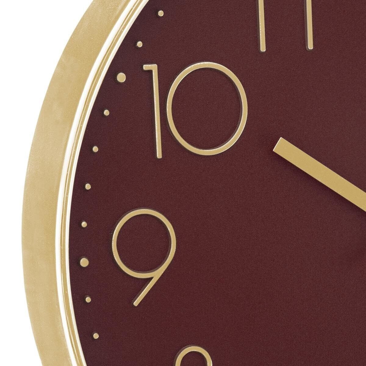 Cichy zegar ścienny do sypialni, zegar z cichym mechanizmem, Ø 30 cm