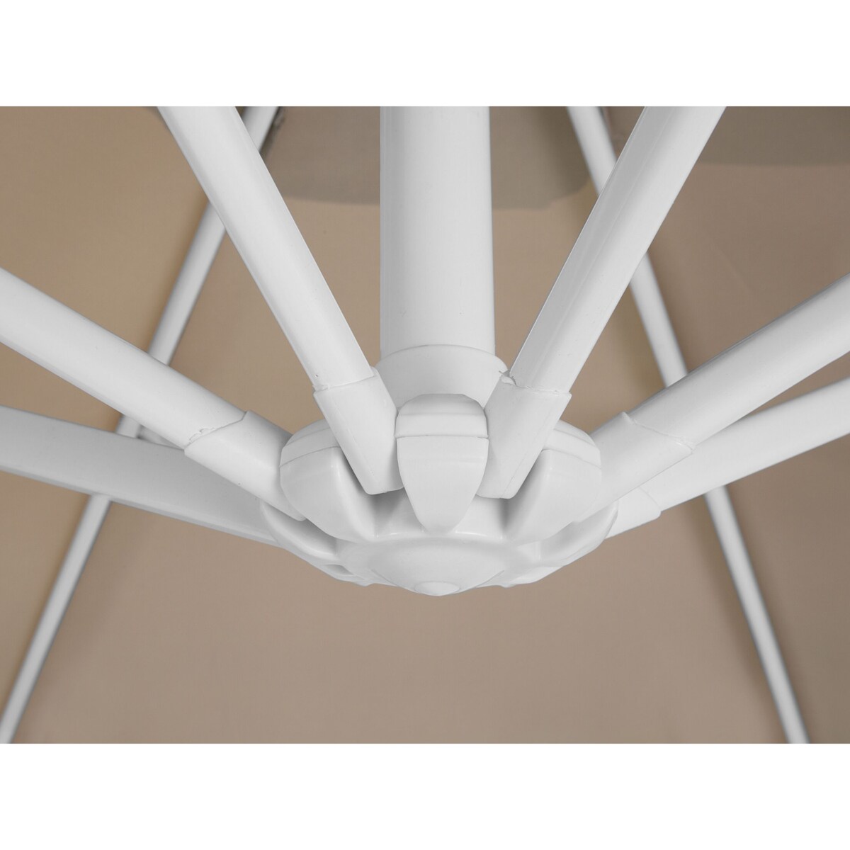 Parasol ogrodowy 250 x 250 cm piaskowy MONZA