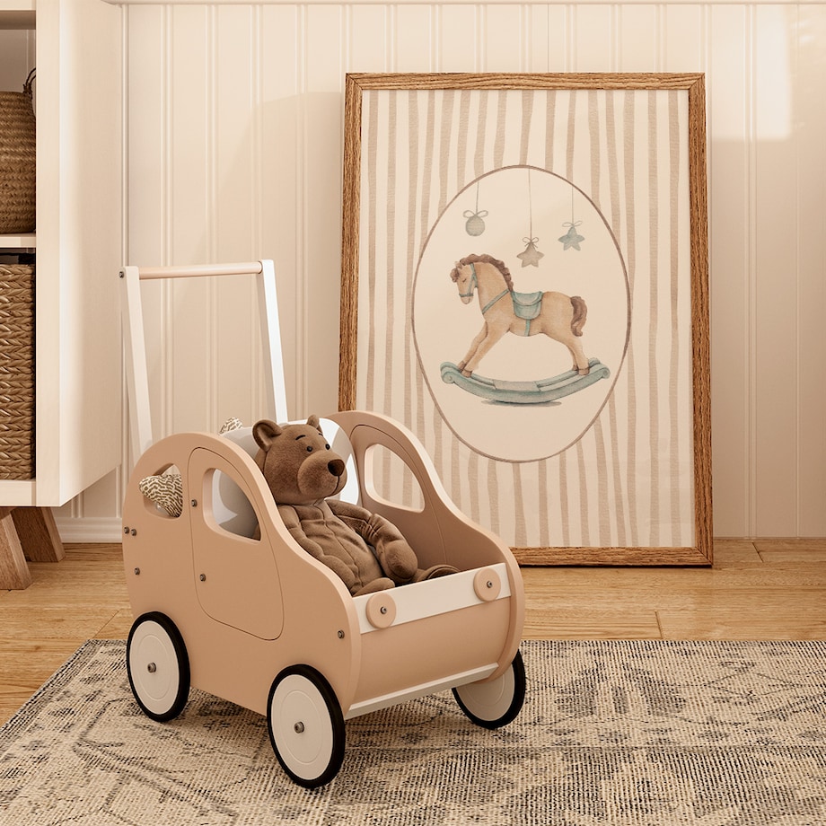 Plakat dla dzieci Konik na biegunach 30x40