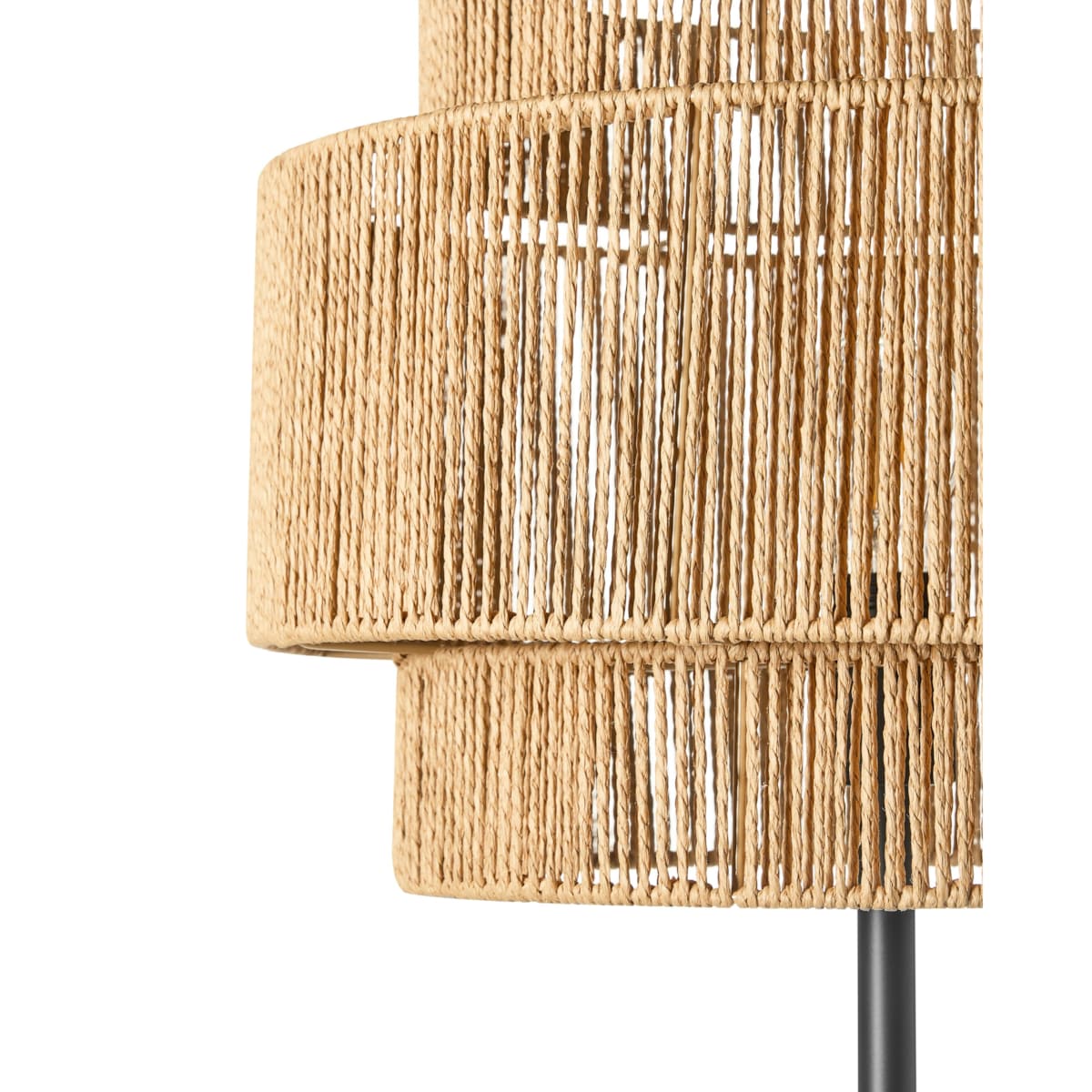 Lampa podłogowa WOKIRO Papierowy sznurek Naturalny