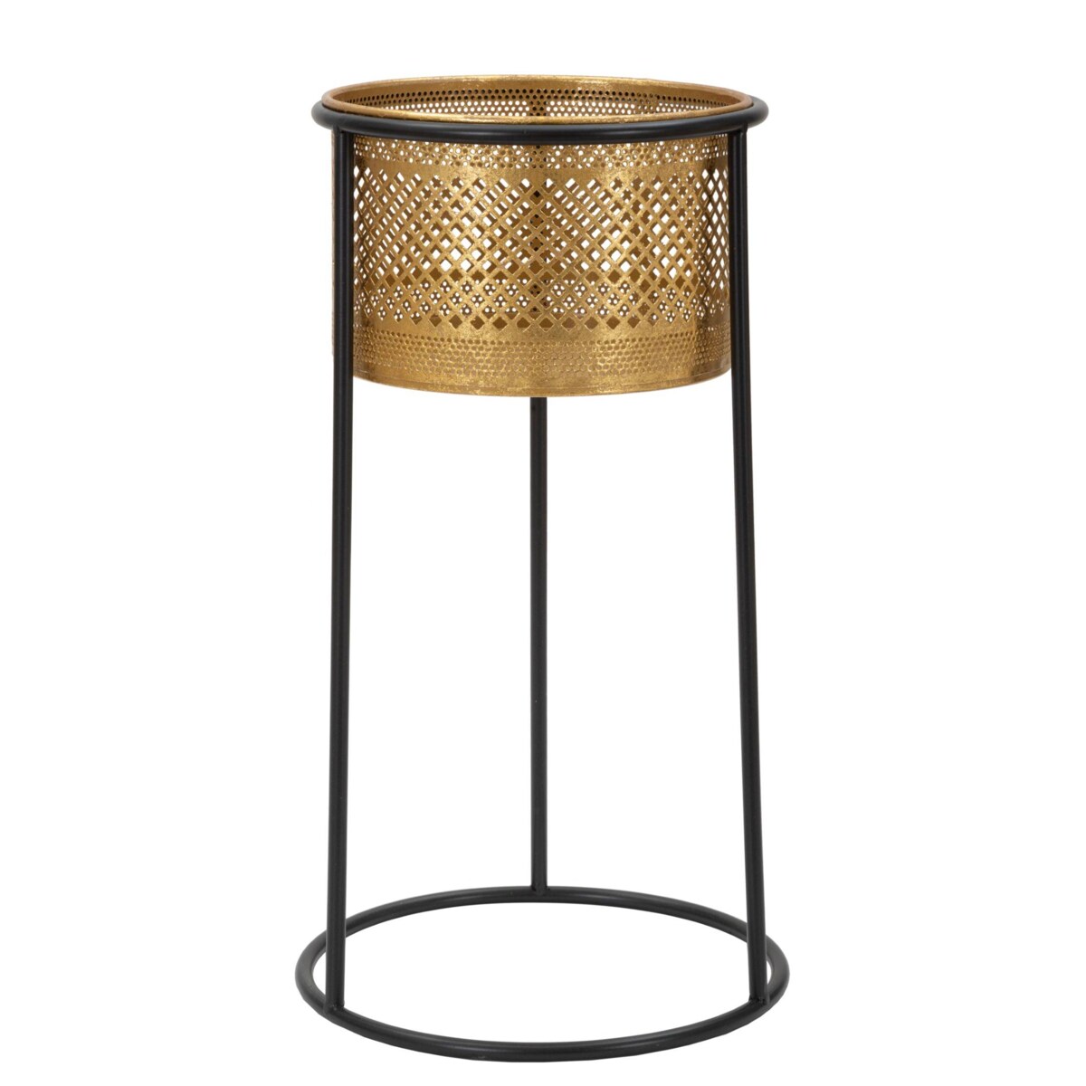 Ażurowa osłonka na doniczkę na stojaku, Ø 25 cm