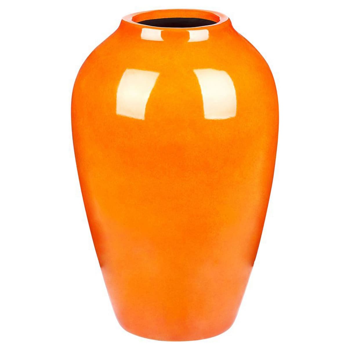 Wazon na kwiaty TERRASA Ceramika 39 cm Pomarańczowy