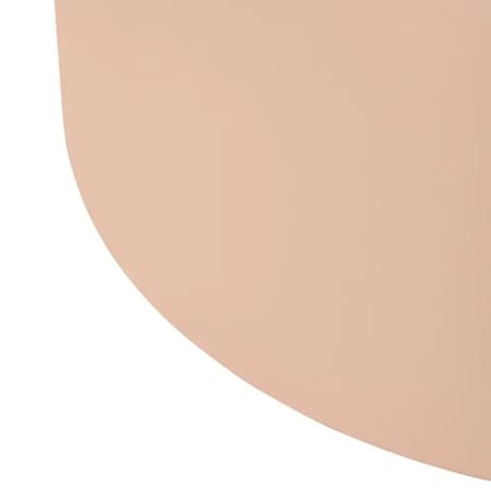 Stolik pomocniczy, boczny, Ø31 cm, metalowy, Palmoba, beżowy