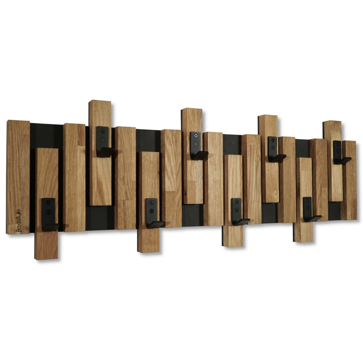 Wieszak ścienny na ubrania Lamele Mini 80cm