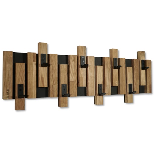 Wieszak ścienny na ubrania Lamele Mini 80cm