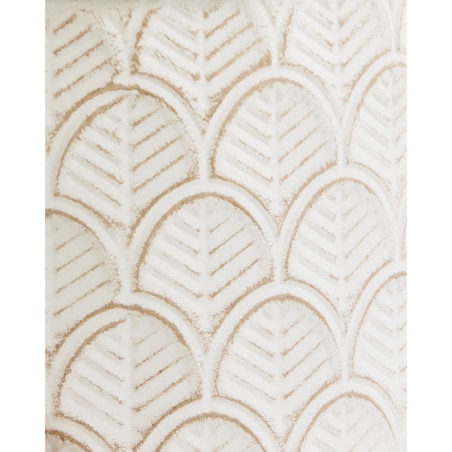 Doniczka na nóżkach ROSEE Metal 20 cm Złamana biel