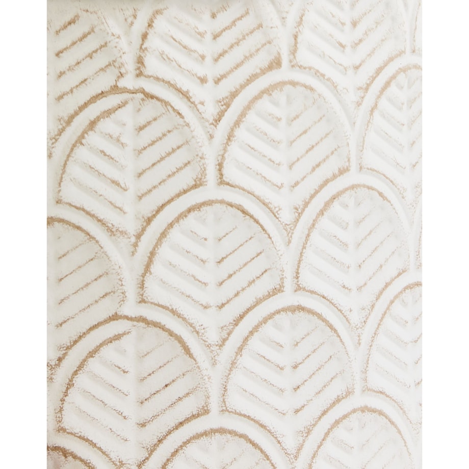 Doniczka na nóżkach ROSEE Metal 20 cm Złamana biel