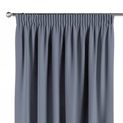 Zasłona na taśmie marszczącej 1 szt. 130x260 stalowy szary