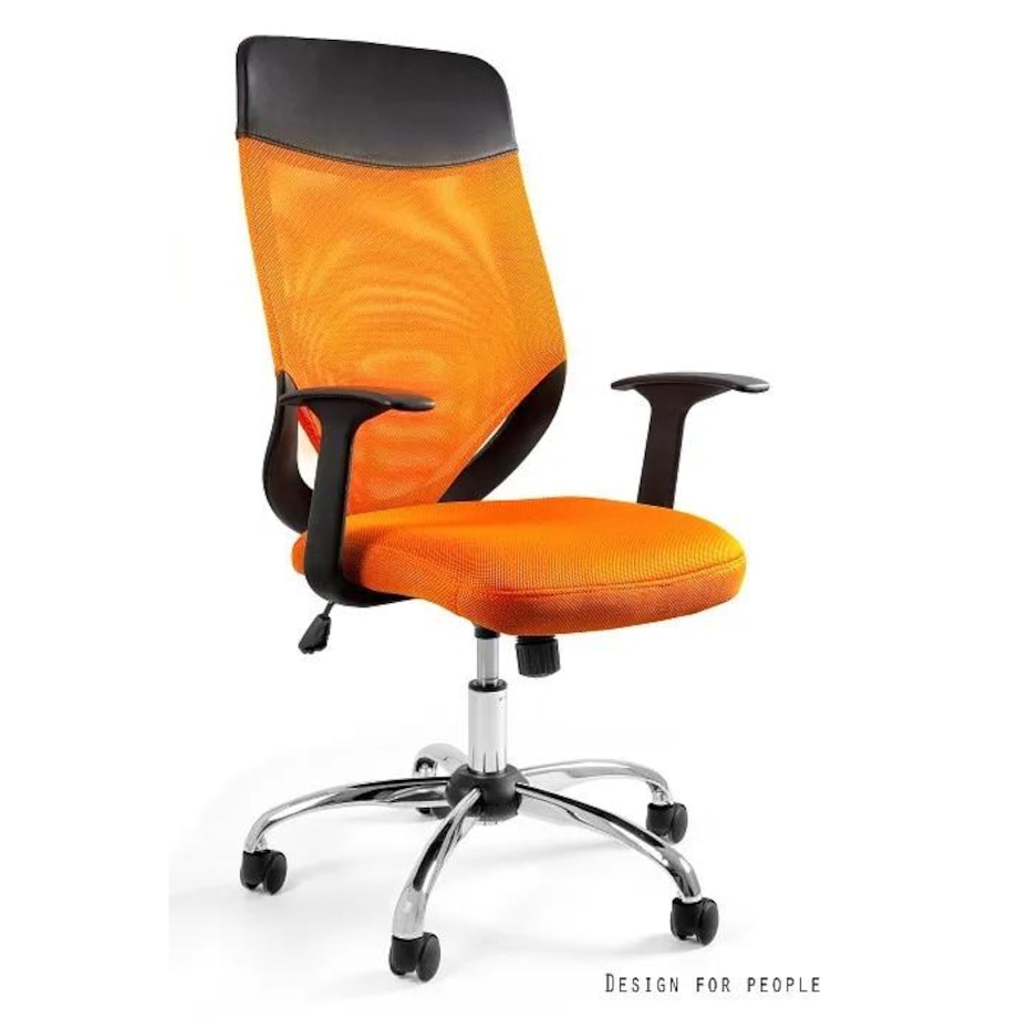 Fotel biurowy MOBI PLUS pomarańczowy