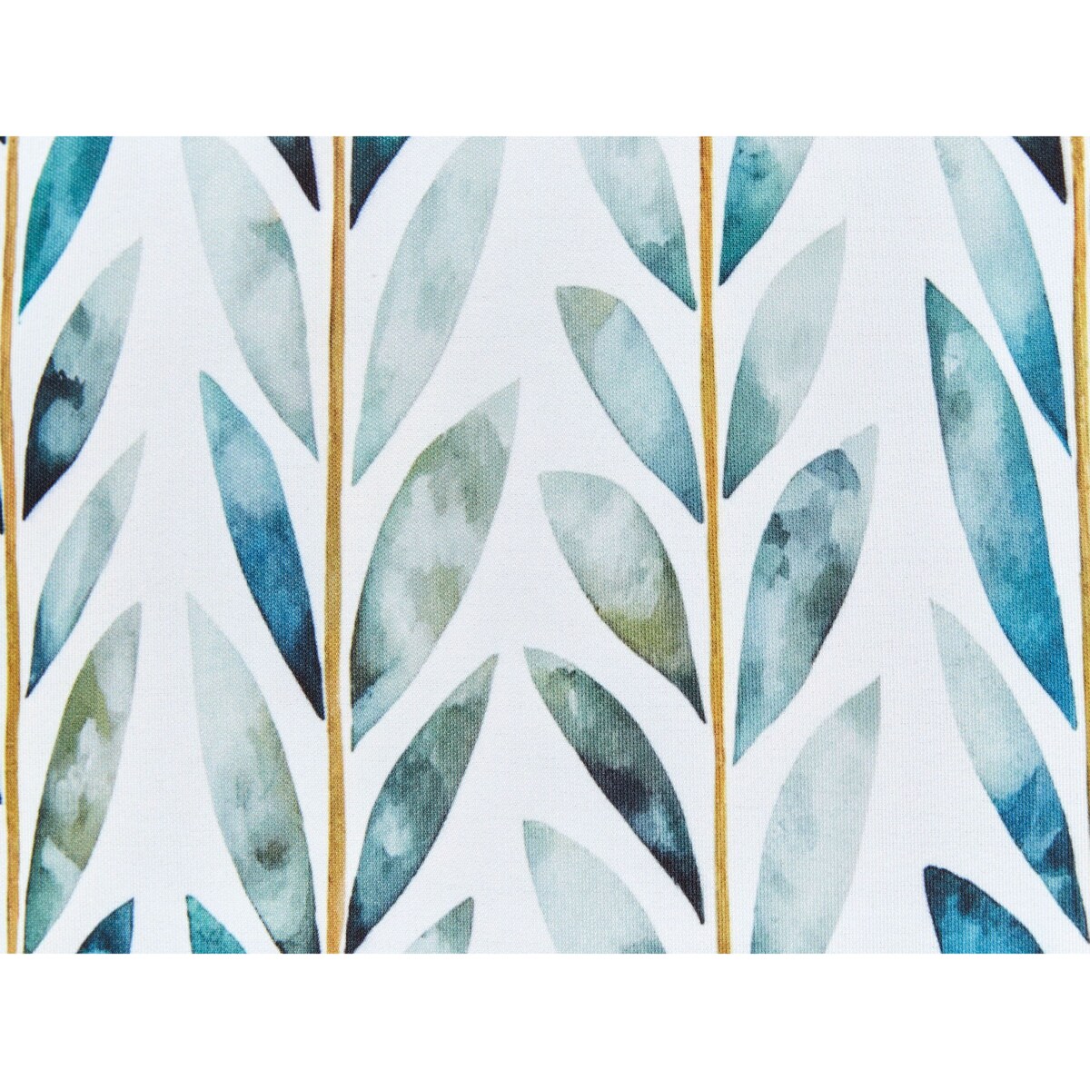 2 poduszki ogrodowe w liście 40 cm biało-zielone LOANO