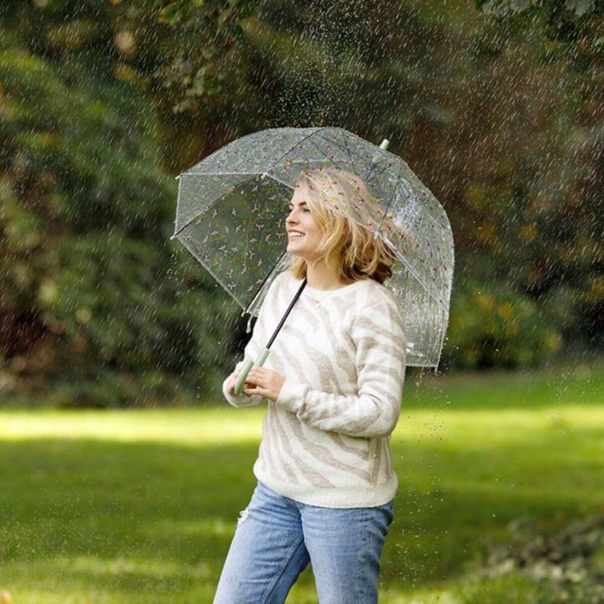 Parasol transparentny pszczoły 83 cm