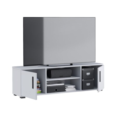 Szafka RTV LOBO 140 biały mat