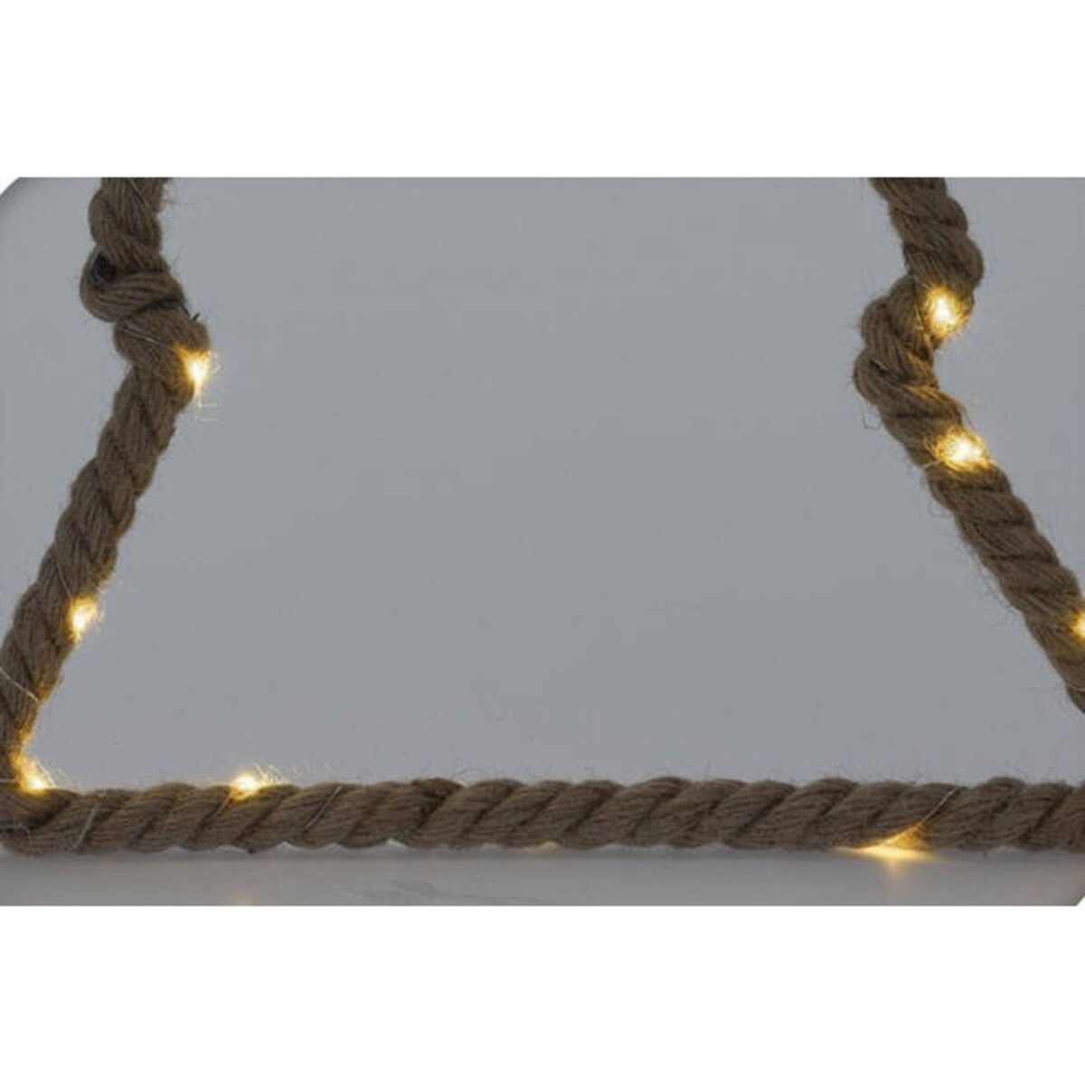 Ozdoba choinkowa LED z juty, 40 cm