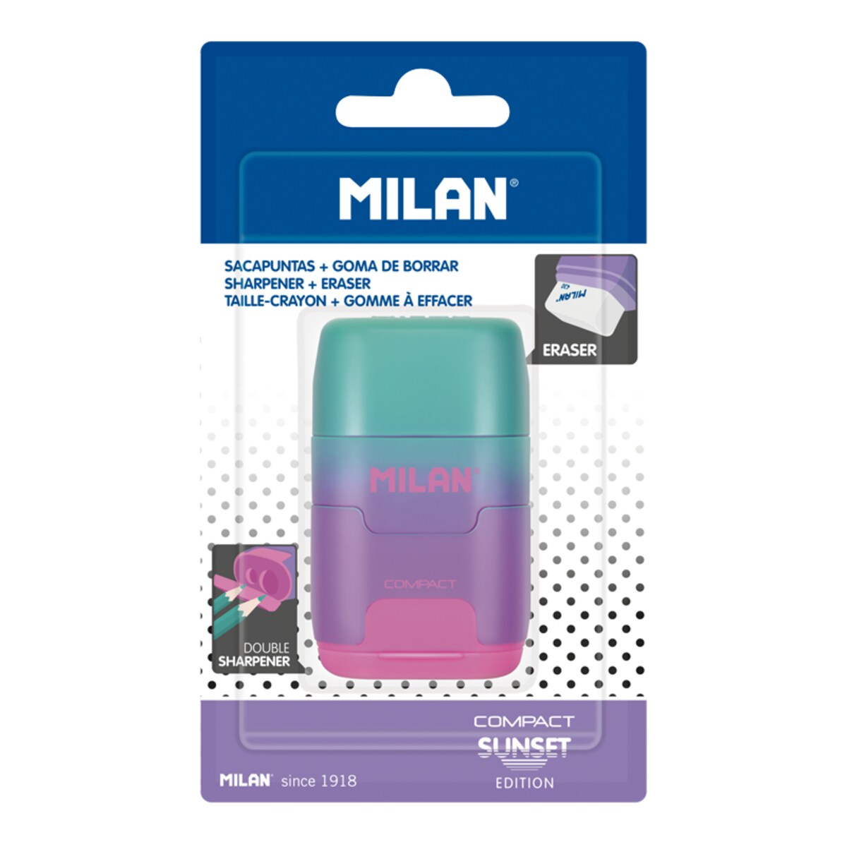 TEMPERÓWKO - GUMKA COMPACT SUNSET RÓŻ BL