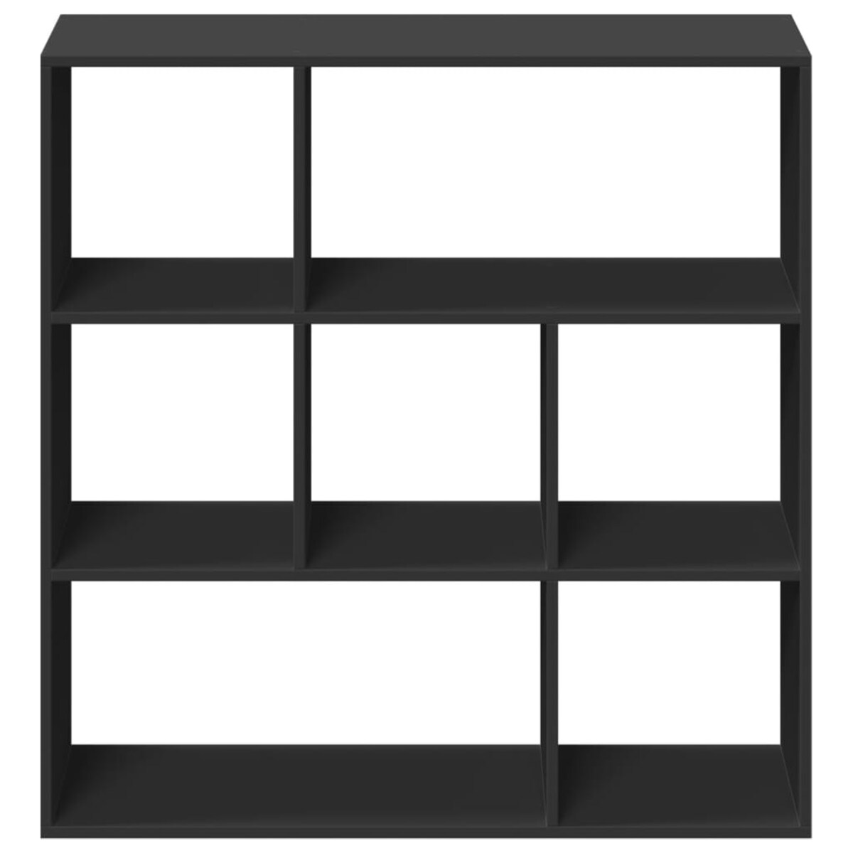 vidaXL Regał przegroda, czarny, 102x29x103,5 cm